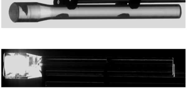 Stress concentration at crack